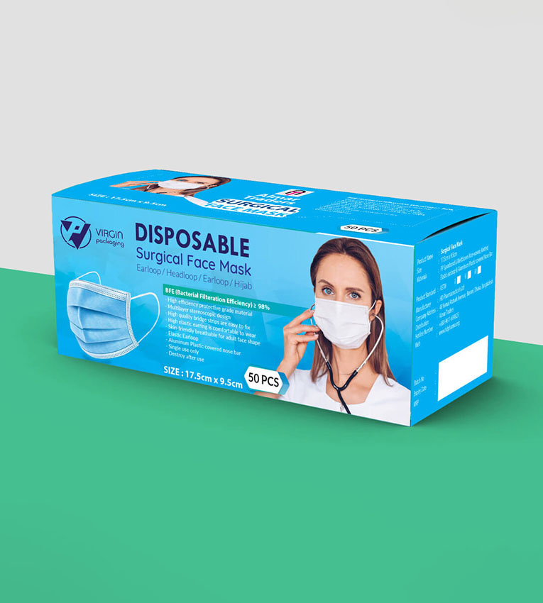 Face Mask Packaging Boxes